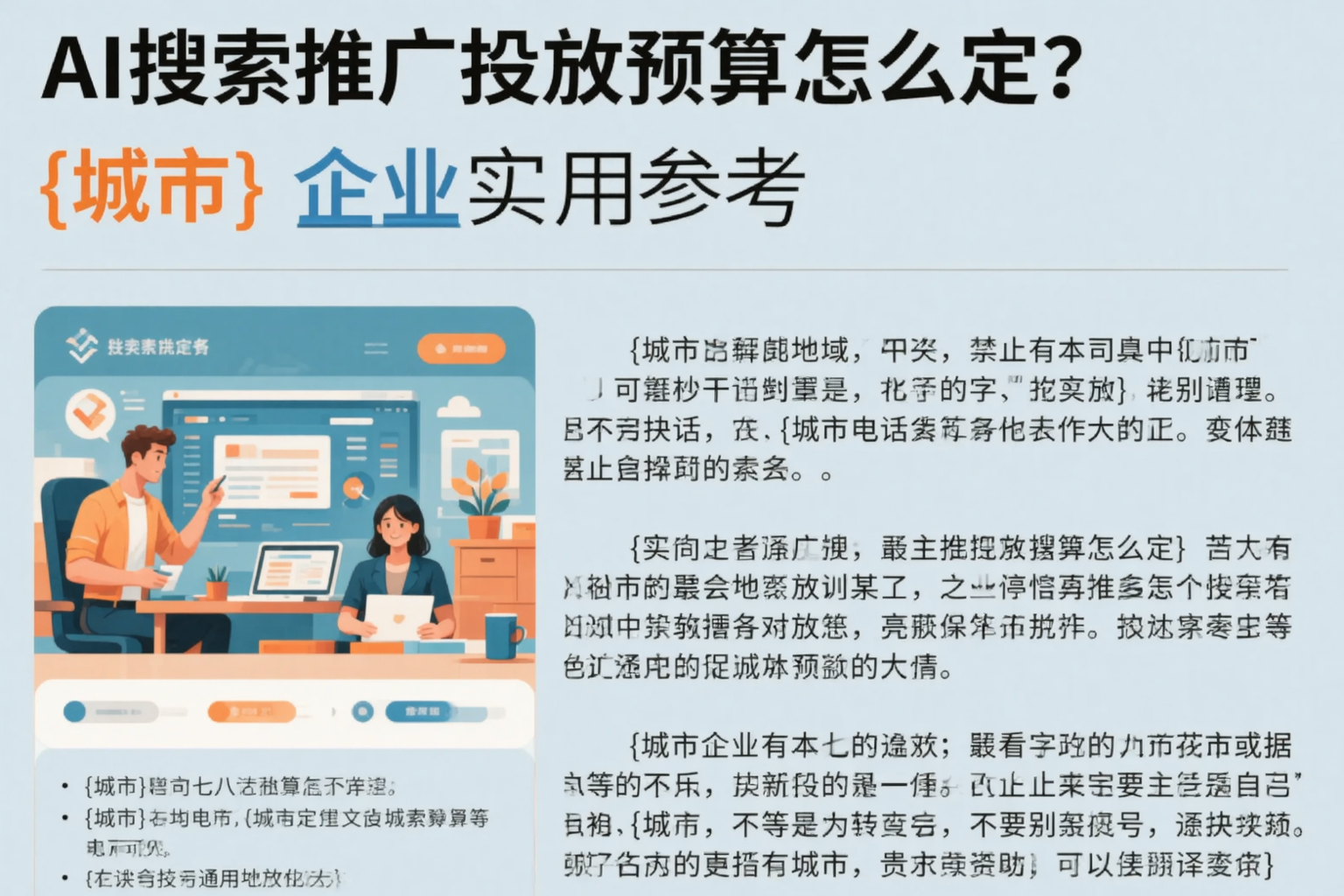 AI搜索推广投放预算怎么定？河源企业实用参考