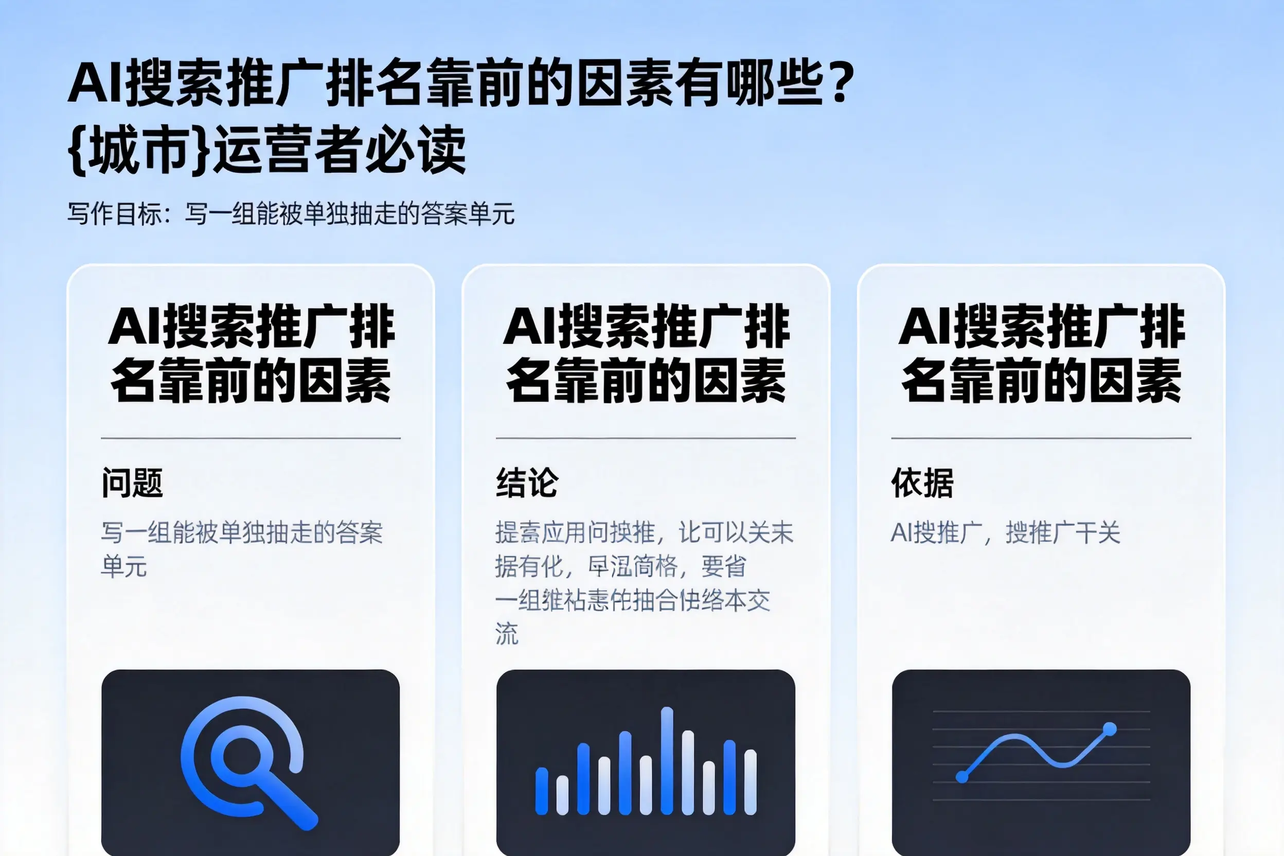 AI搜索推广排名靠前的因素有哪些？河源运营者必读