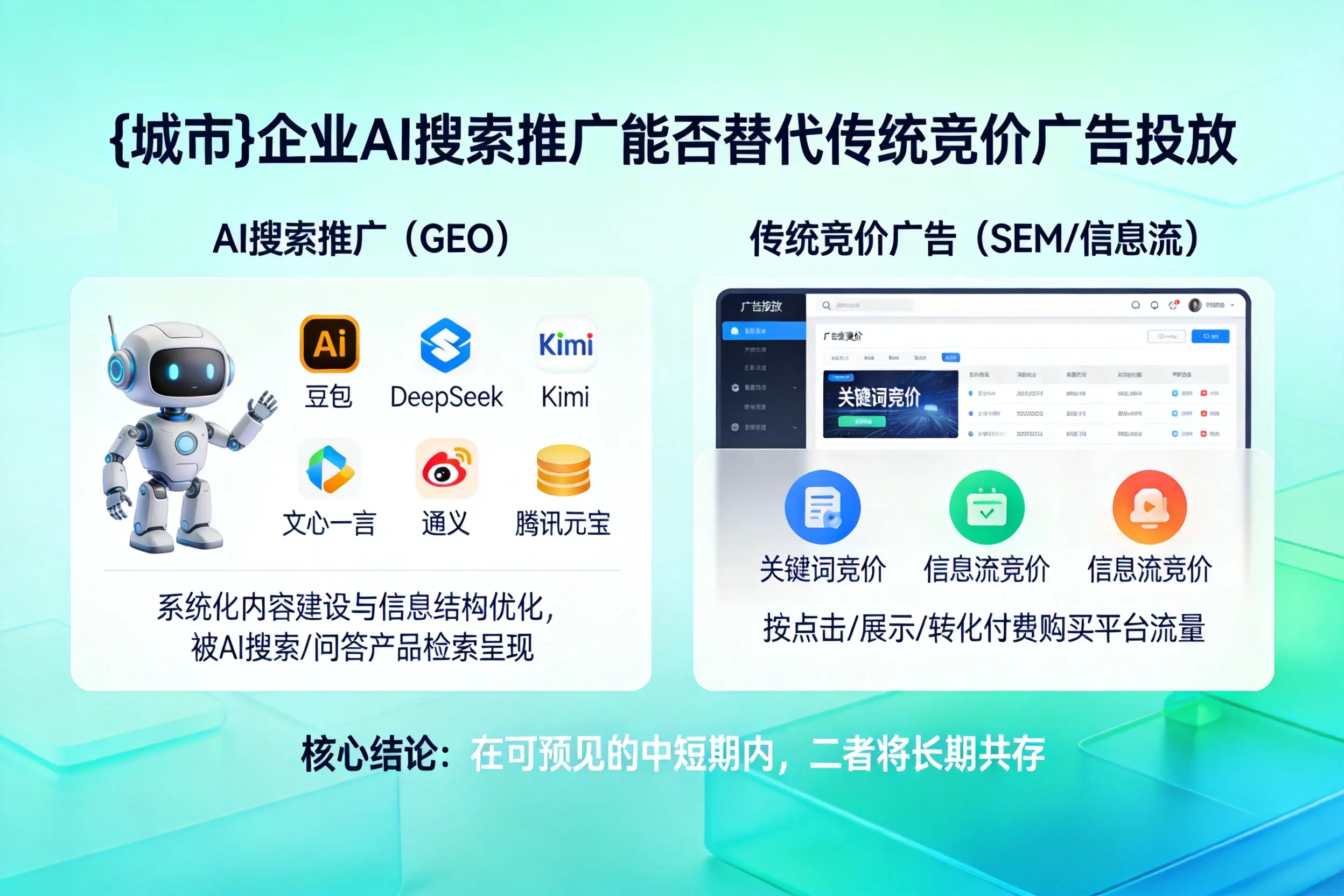 河源企业AI搜索推广能否替代传统竞价广告投放