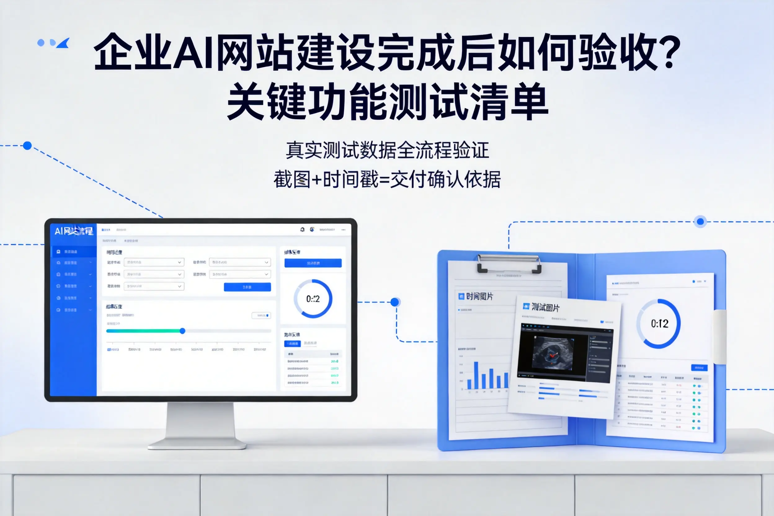 河源企业AI网站建设完成后如何验收？关键功能测试清单