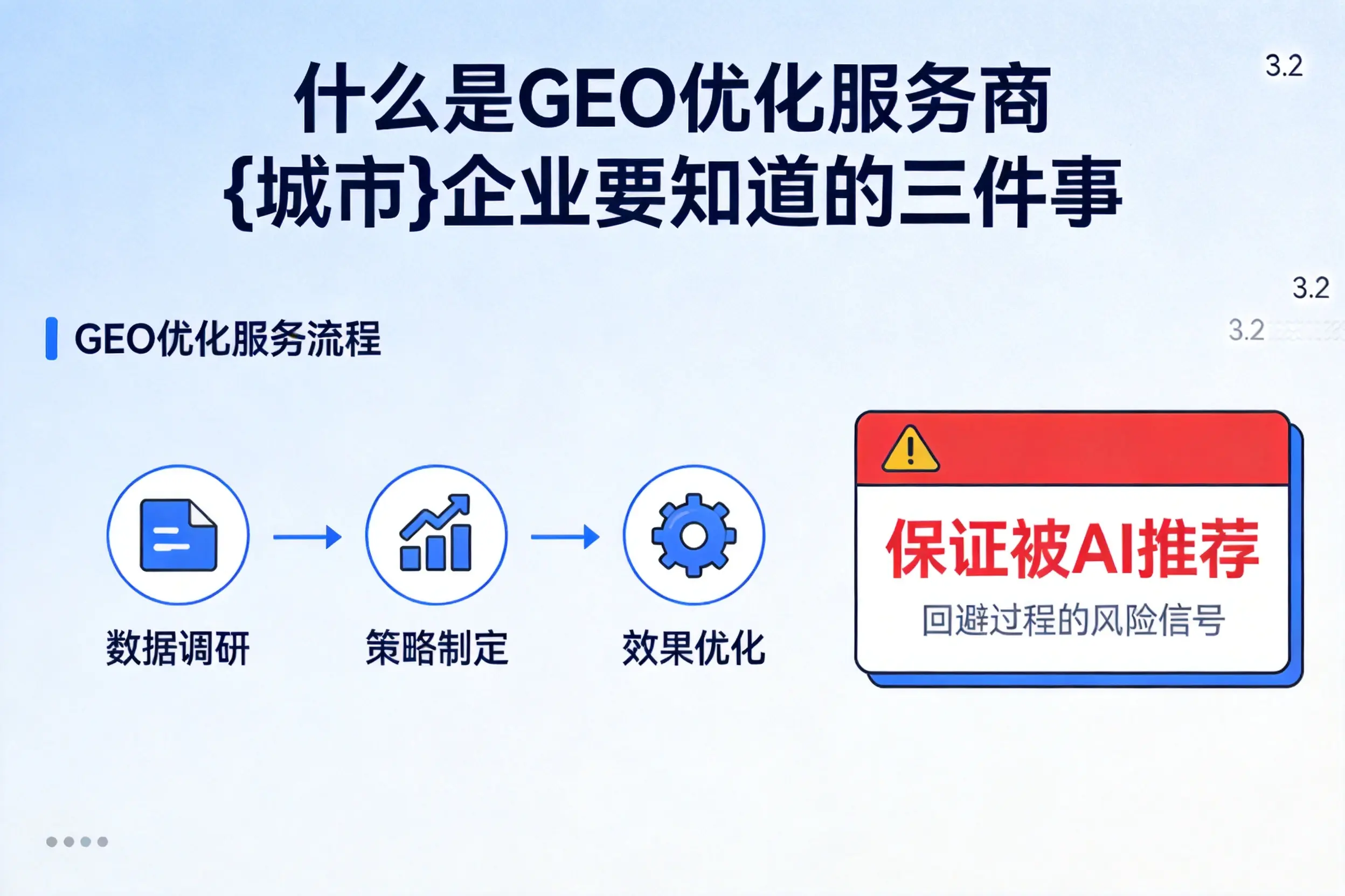什么是GEO优化服务商河源企业要知道的三件事