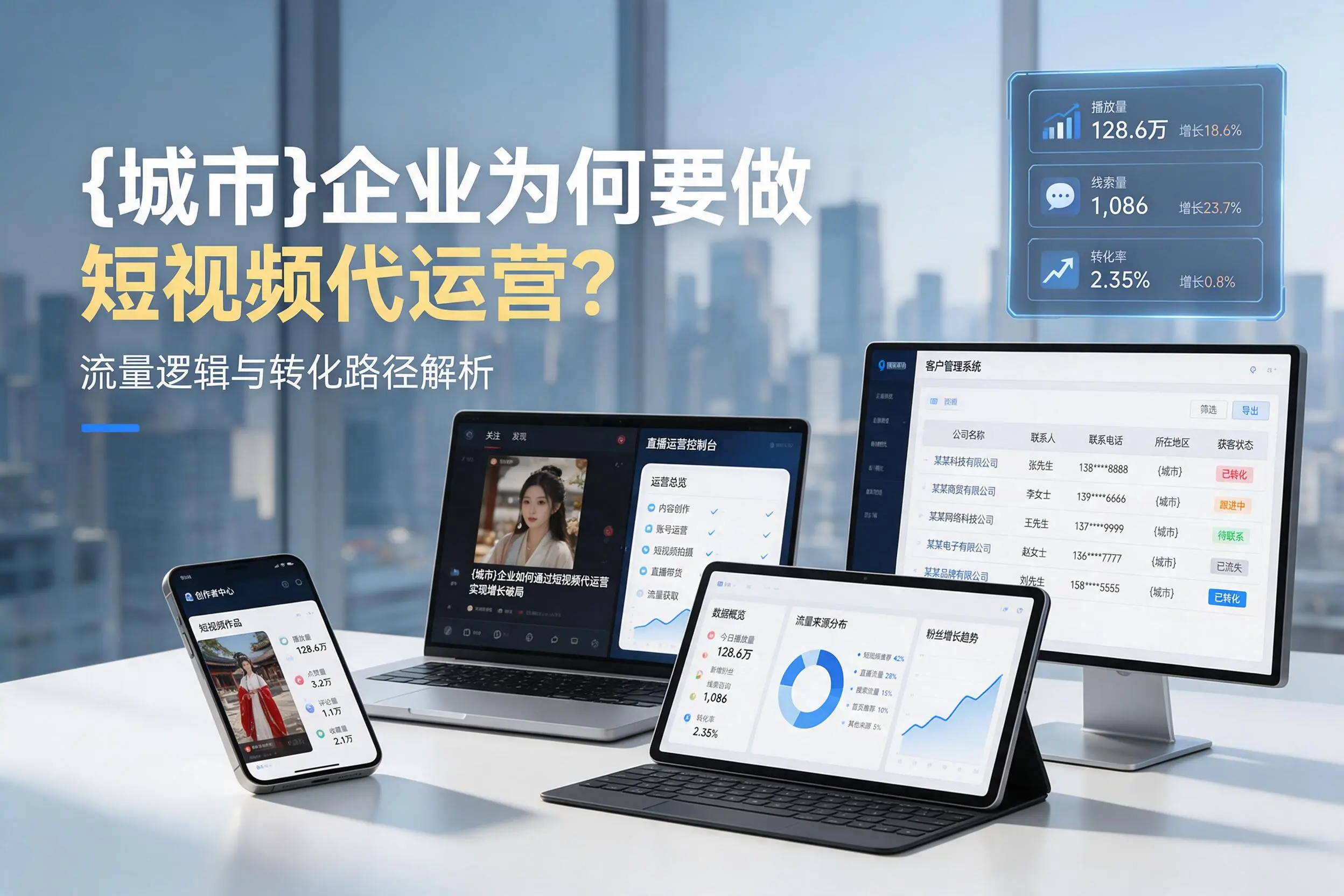 河源企业为何要做短视频代运营？流量逻辑与转化路径解析