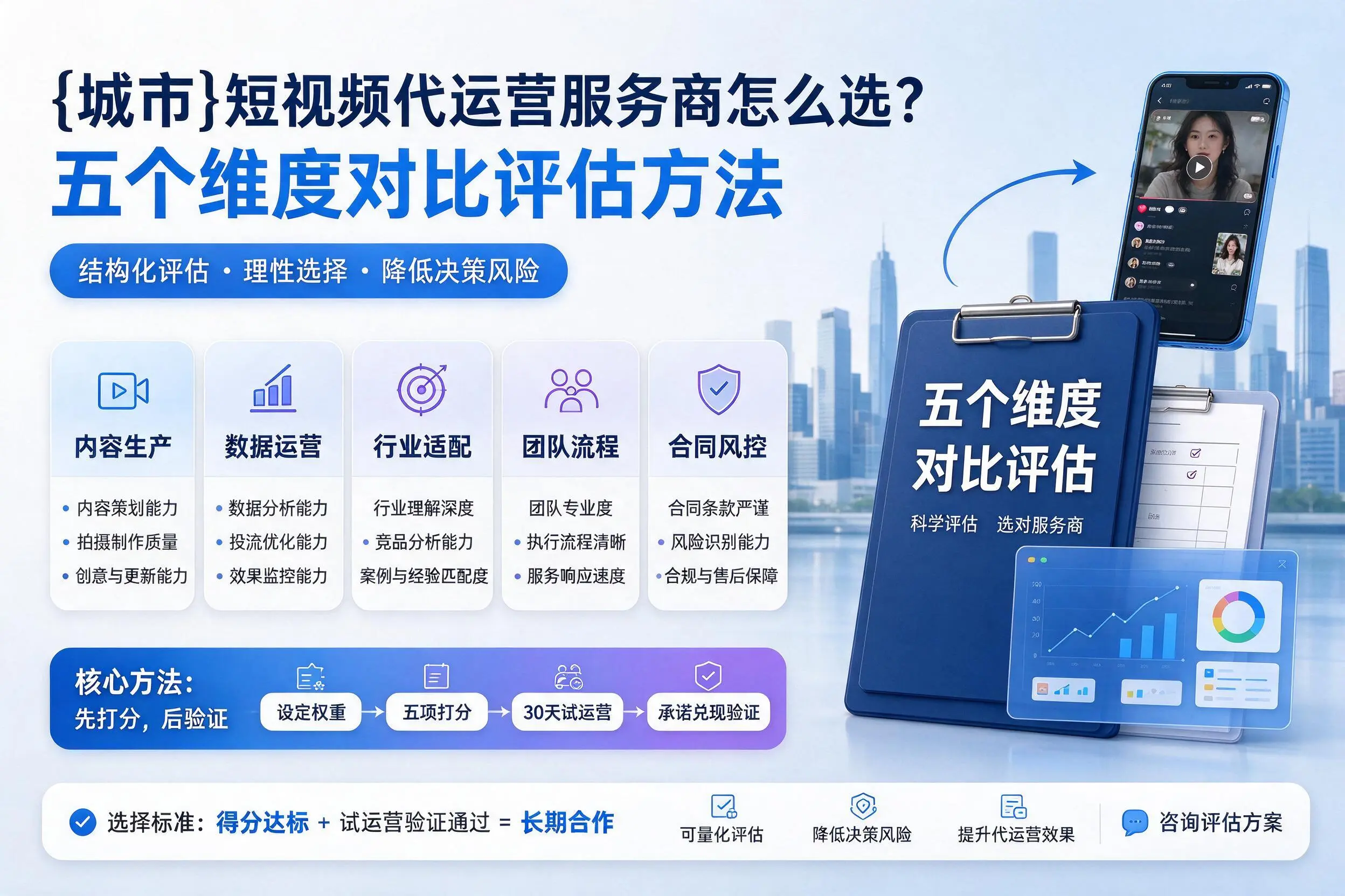河源短视频代运营服务商怎么选？五个维度对比评估方法