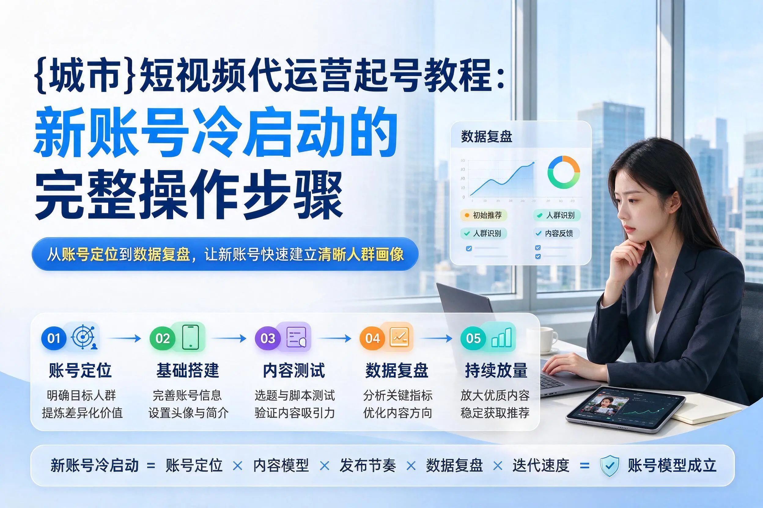河源短视频代运营起号教程：新账号冷启动的完整操作步骤