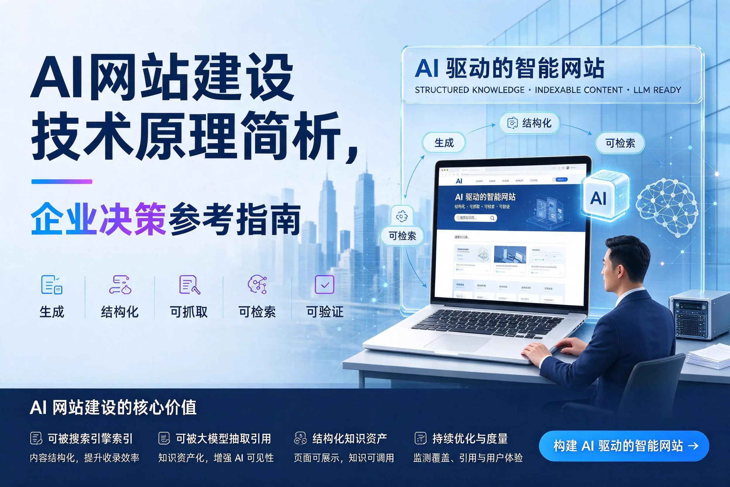 AI网站建设技术原理简析，河源企业决策参考指南