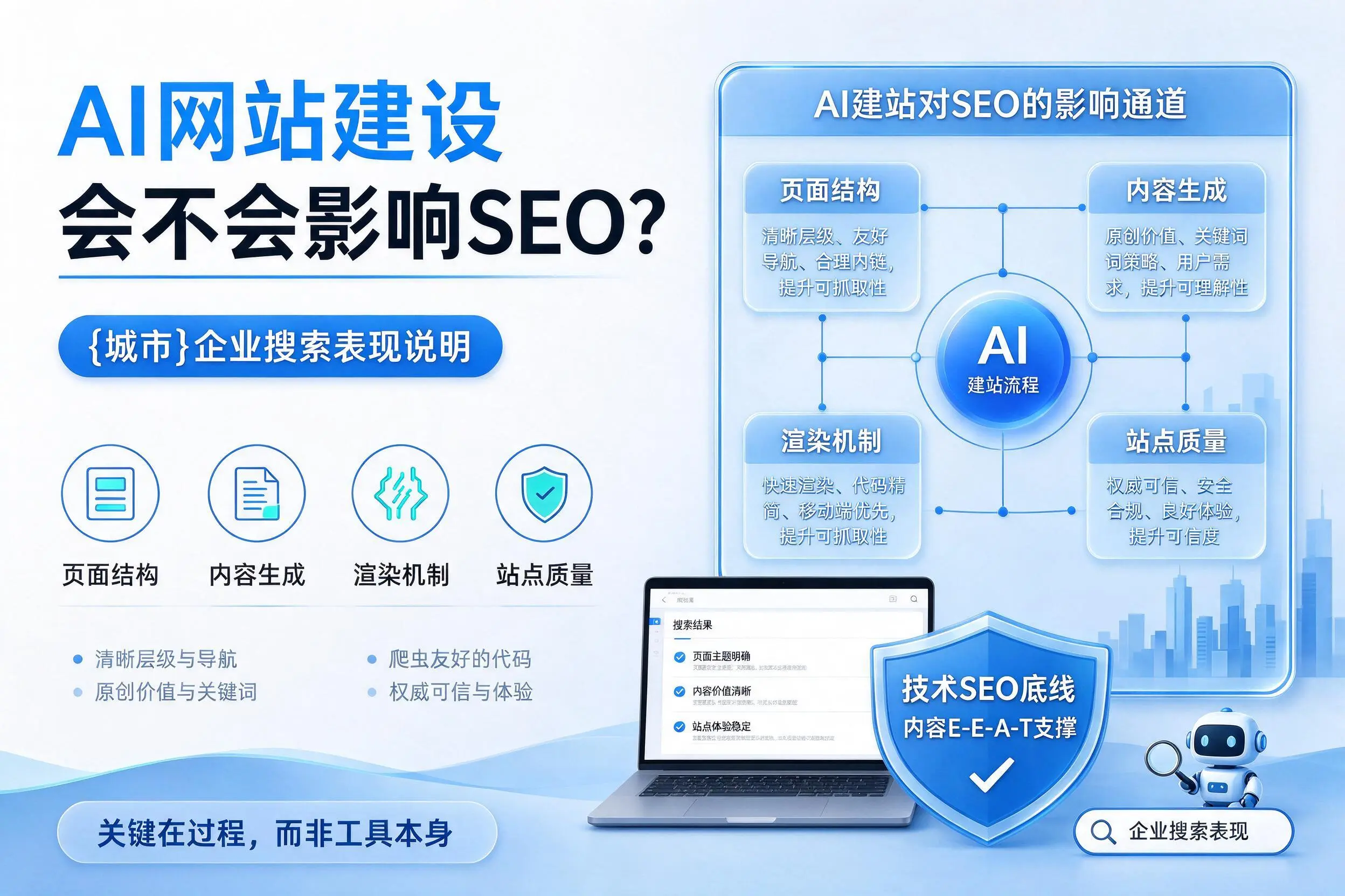 AI网站建设会不会影响SEO？河源企业搜索表现说明