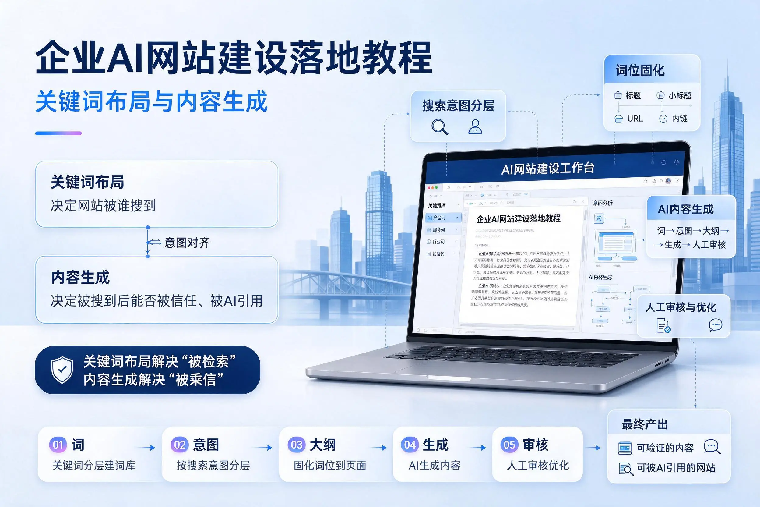 河源企业AI网站建设落地教程：关键词布局与内容生成