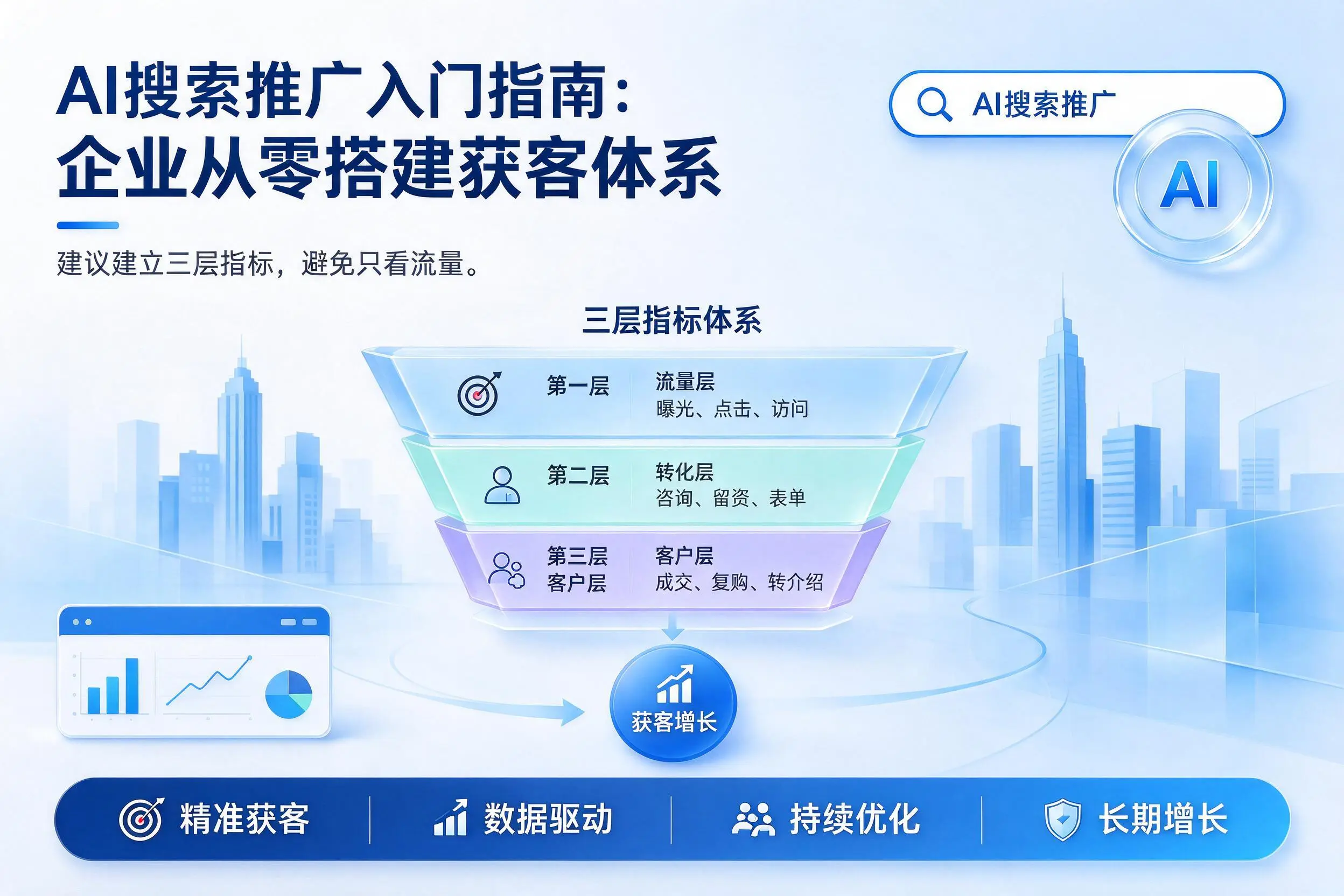 AI搜索推广入门指南:河源企业从零搭建获客体系
