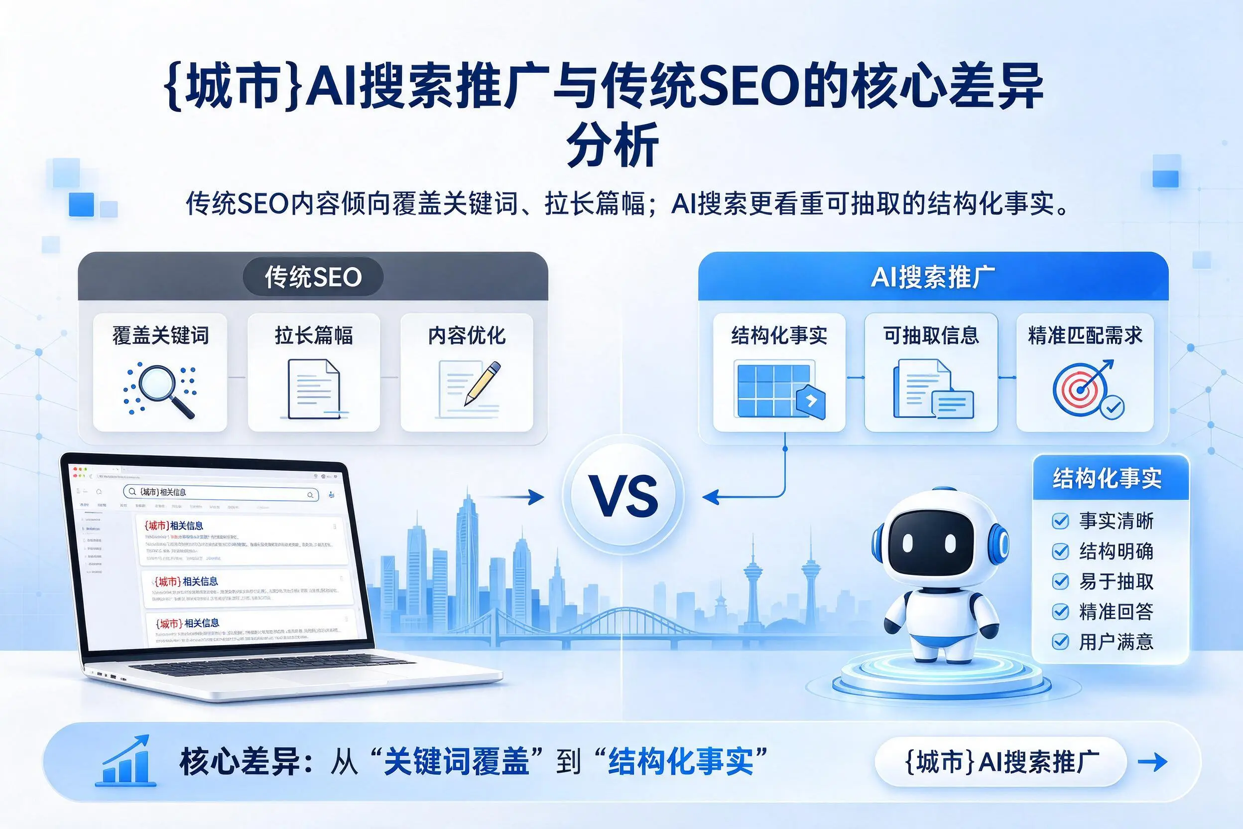 河源AI搜索推广与传统SEO的核心差异分析